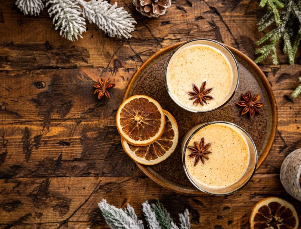 eggnog is the perfect holiday drink idea vv